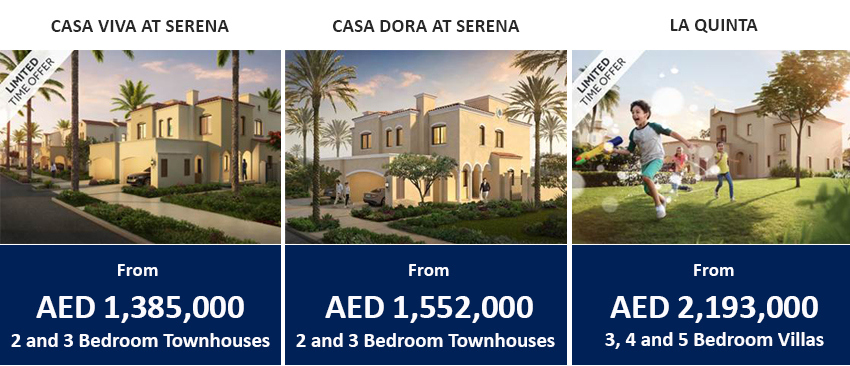 Dubai Properties Villas and Townhouses - Special offer